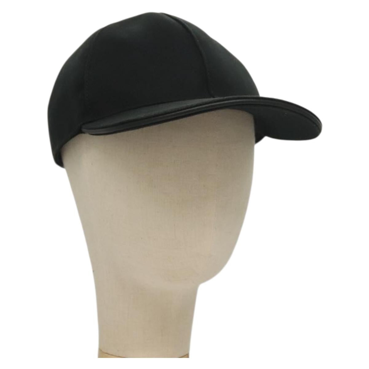 Gucci Interlocking G Web Baseball Cap Canvas, BLACK, CANVAS, Head accessory