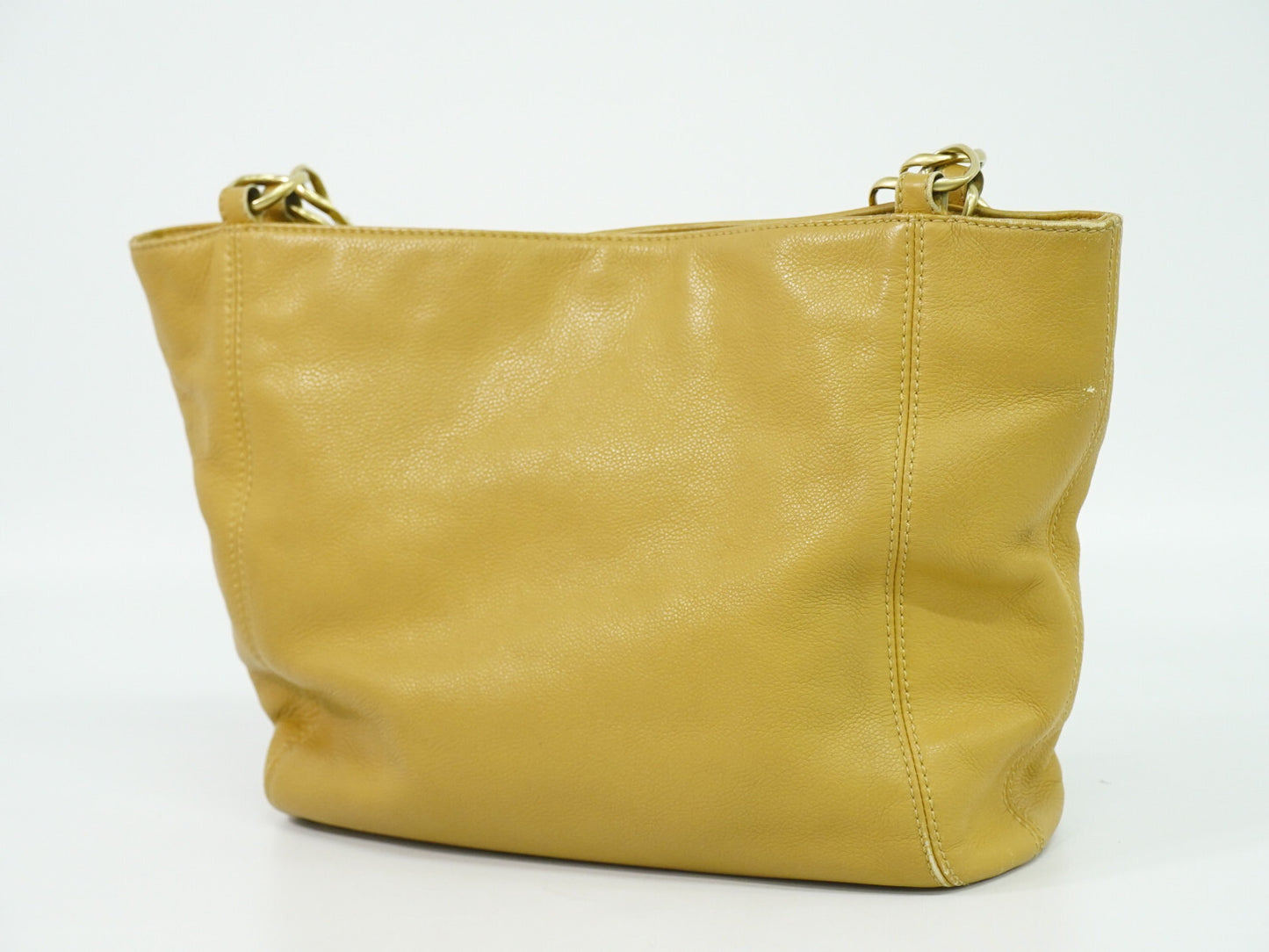 Chanel Timeless Chain Tote Caviar, BEIGE, LEATHER, Tote bag