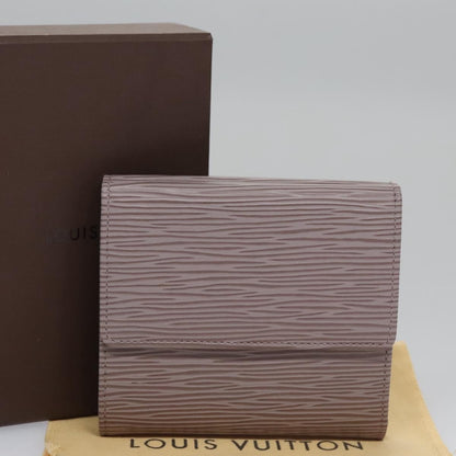 Louis Vuitton Elise Wallet Epi Leather, PURPLE, LEATHER, Wallets