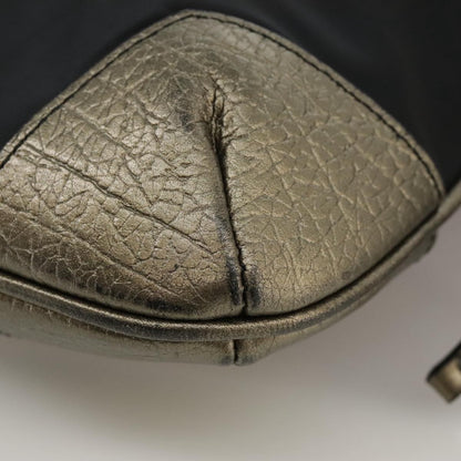 Burberry Vintage Shoulder Bag Nylon, BLACK, NYLON, Shoulder bag