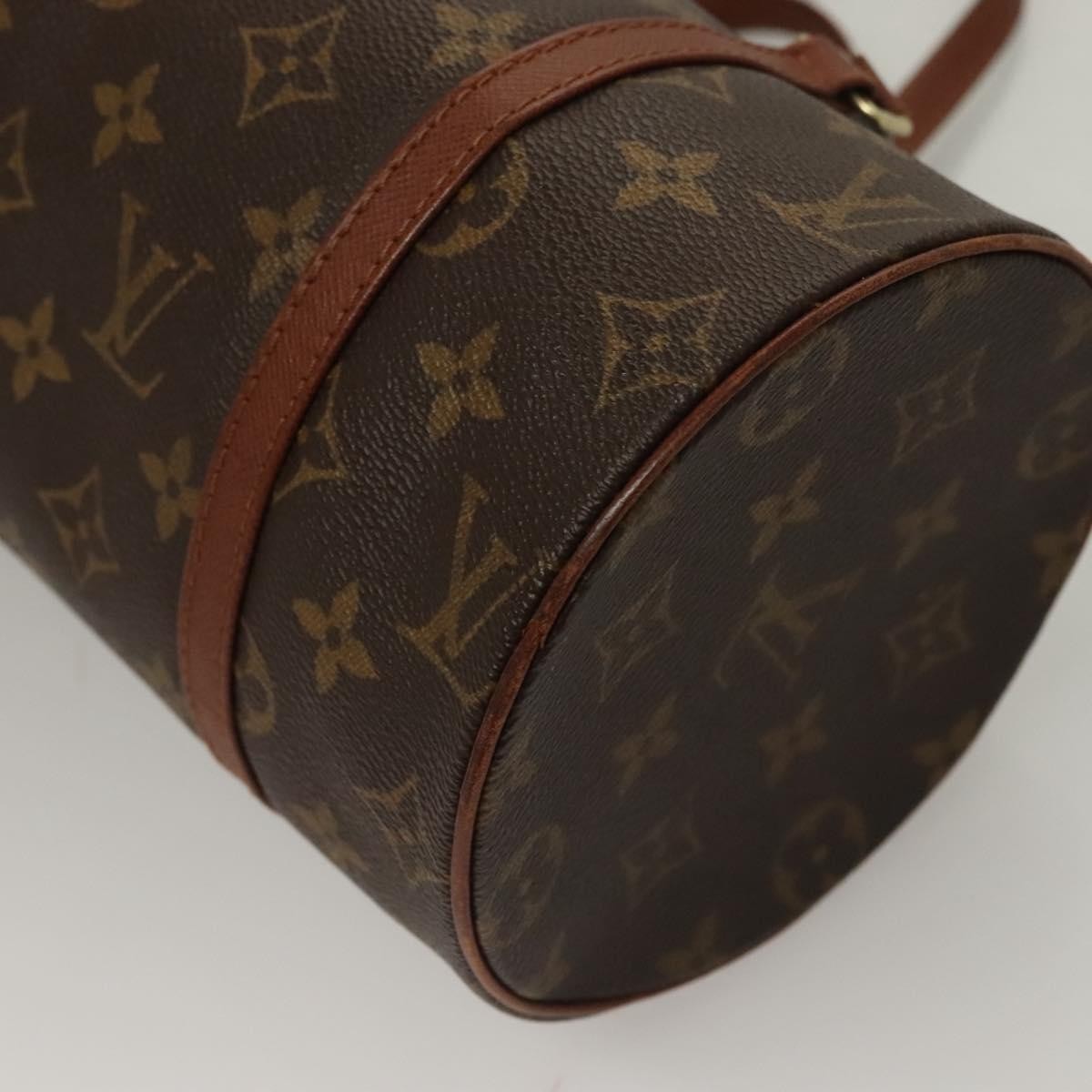 Louis Vuitton Papillon Handbag Monogram Canvas, BROWN, CANVAS, Handbag