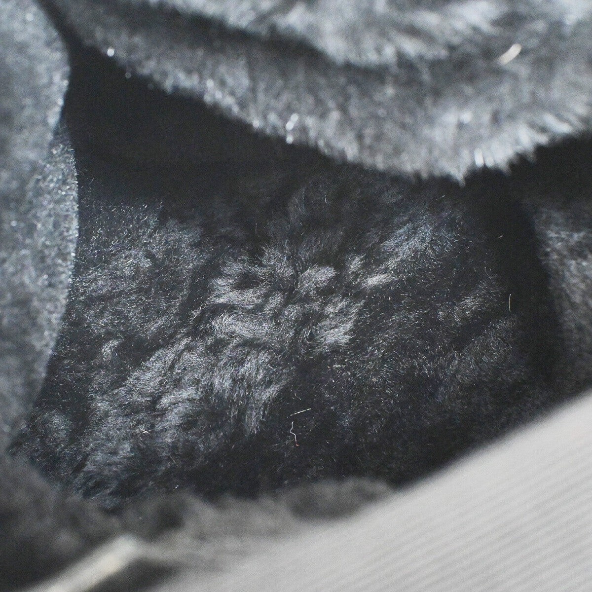 Chanel Fantasy Fur Tote Faux Fur with Leather, BLACK, SUEDE,FUR, Handbag