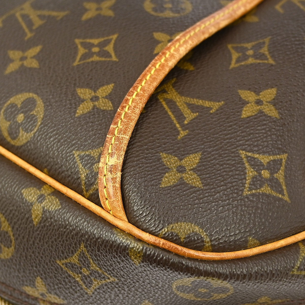 Louis Vuitton Deauville Handbag Monogram Canvas, BROWN, CANVAS, Handbag