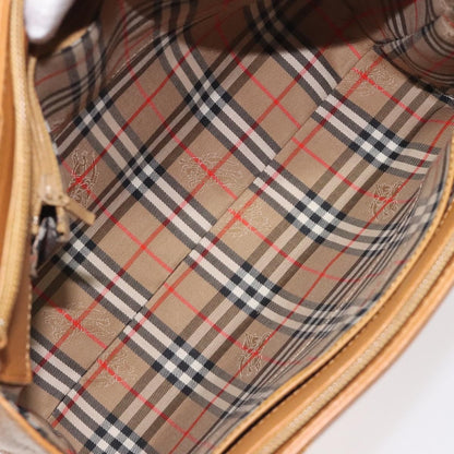 Burberry Vintage Handbag Leather, BROWN, LEATHER, Handbag