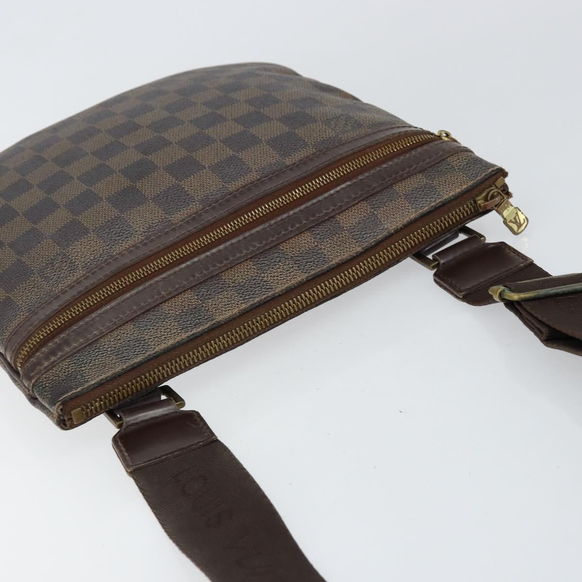 Louis Vuitton Bosphore Pochette Damier, BROWN, CANVAS, Shoulder bag