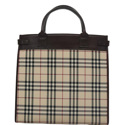 Burberry Nova Check Handbag Nova Check Canvas and leather, Beige, Canvas, Handbag