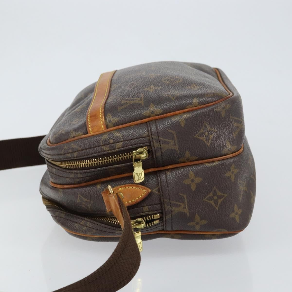 Louis Vuitton Reporter Bag Monogram Canvas, BROWN, CANVAS, Shoulder bag