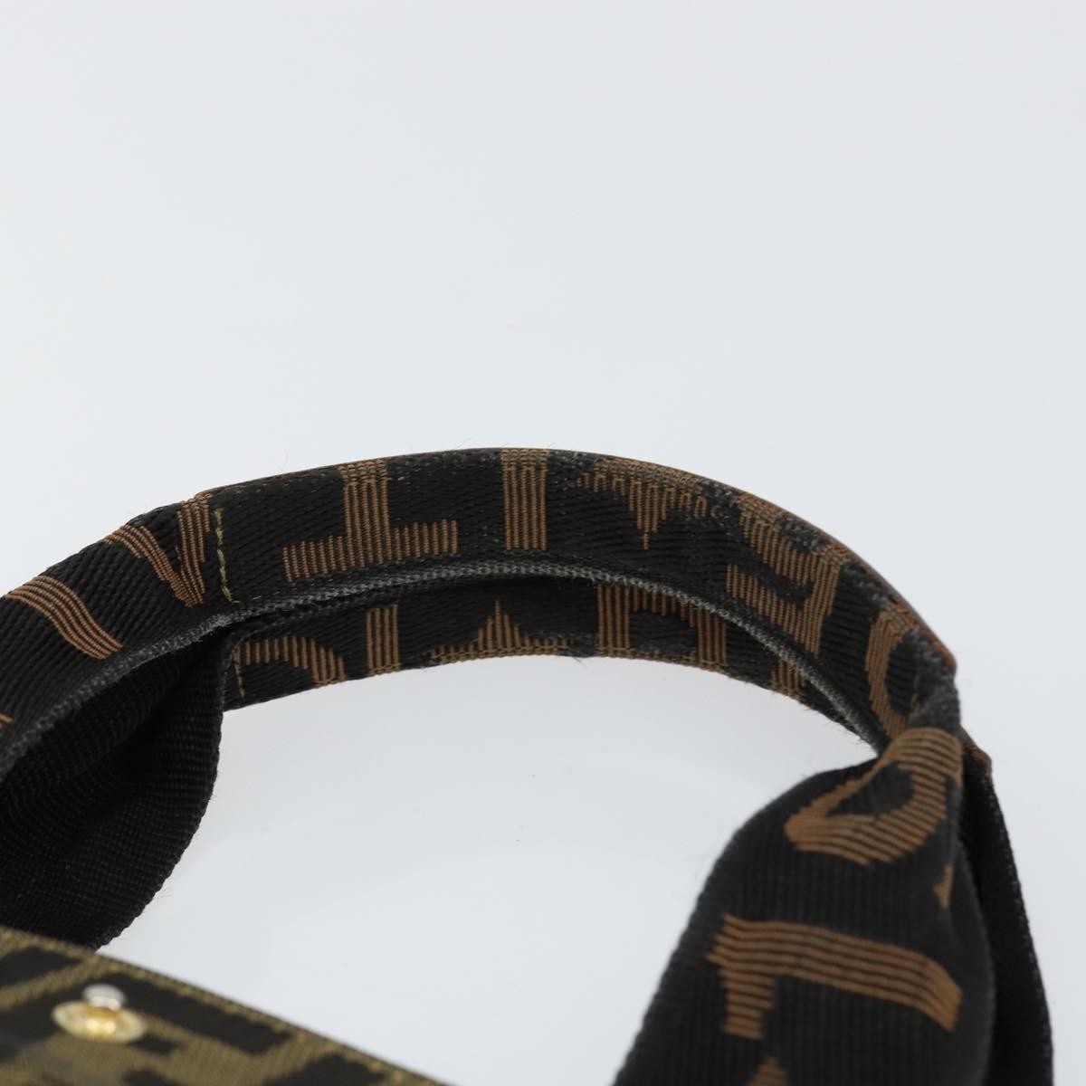 Fendi Zucca Tote bag FF motif, BROWN, CANVAS, Tote bag