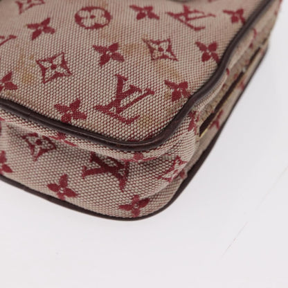 Louis Vuitton Camera Bag Mini Lin, RED, CANVAS, Clutche & pouche