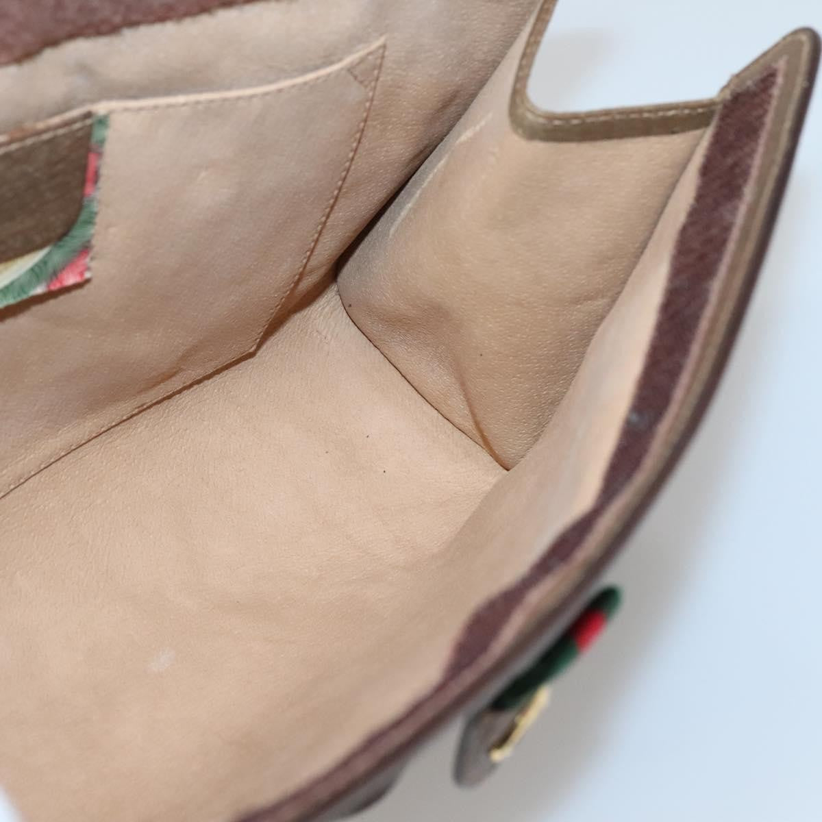 Gucci Vintage old clutch Canvas, BEIGE, PVC, Clutche & pouche