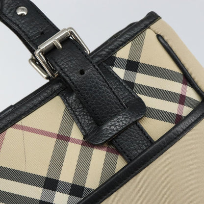 Burberry Nova Check Handbag Nova Check Canvas, BEIGE, CANVAS, Handbag