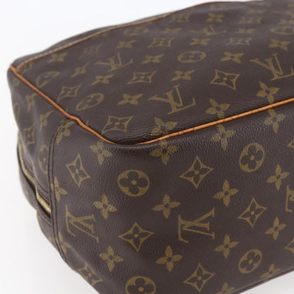 Louis Vuitton Deauville Handbag Monogram Canvas, BROWN, CANVAS, Handbag