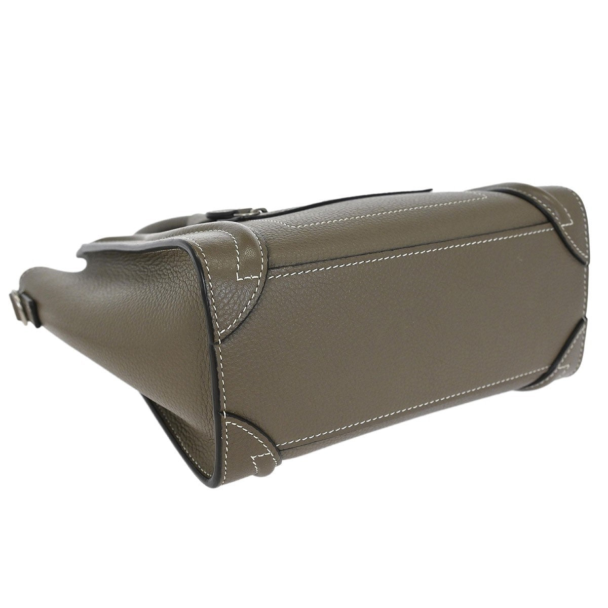 Celine Luggage Bag Grainy Leather, BROWN, LEATHER, Handbag