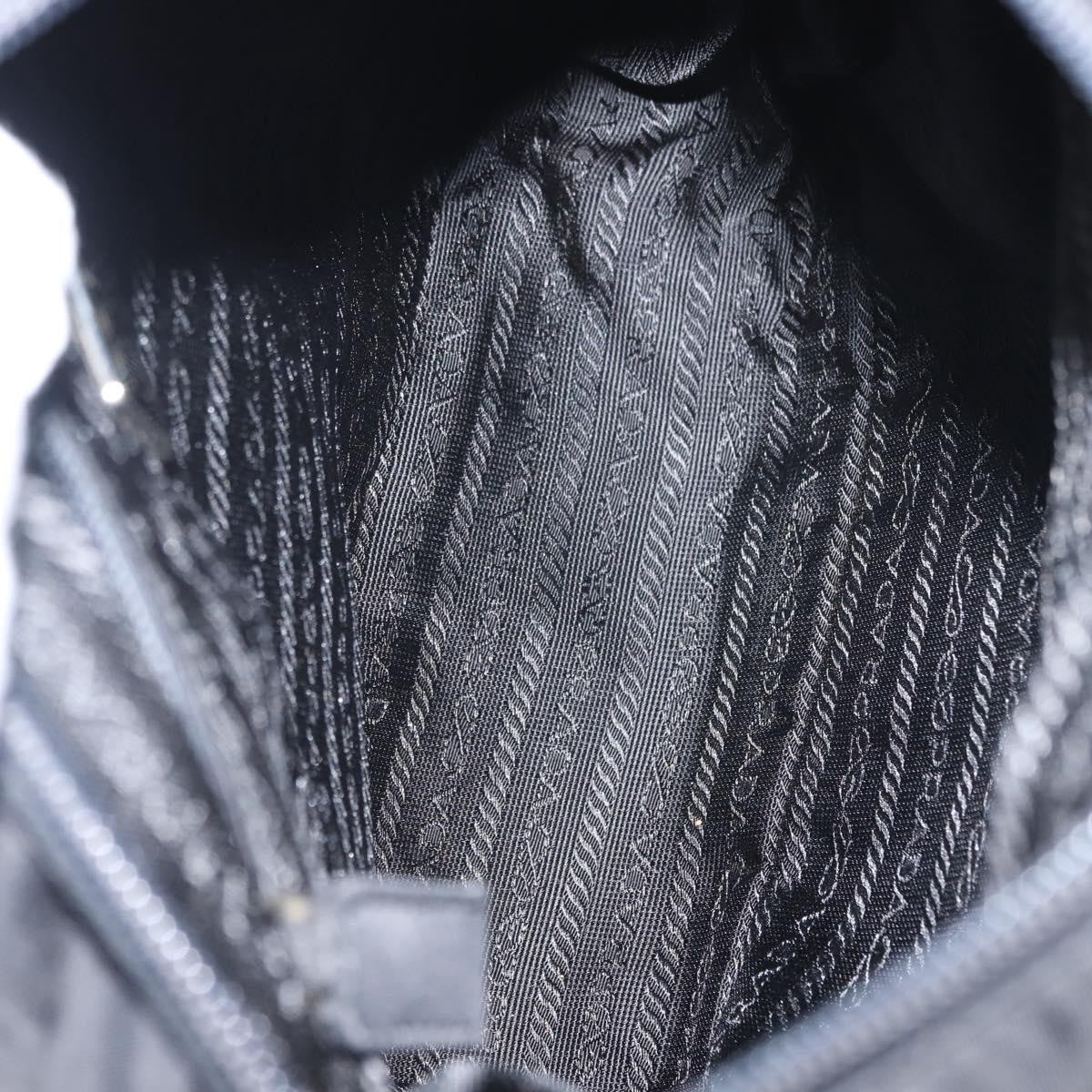 Prada Vintage Zip Tote Tessuto, BLACK, NYLON, Tote bag