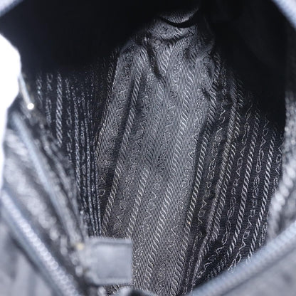 Prada Vintage Zip Tote Tessuto, BLACK, NYLON, Tote bag