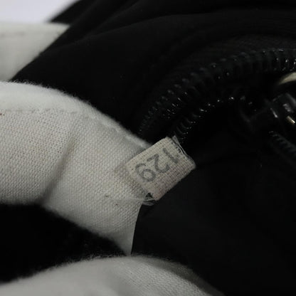 Miu Miu Zip Shoulder Bag Nylon, BLACK, NYLON, Shoulder bag