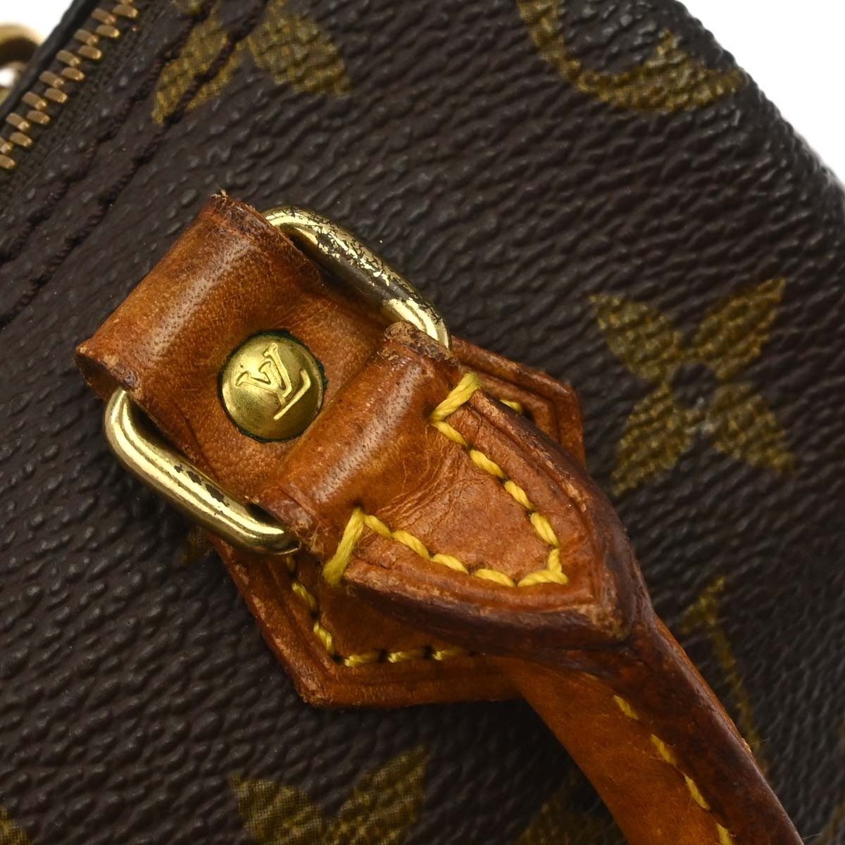 Louis Vuitton Speedy Mini HL Handbag Monogram Canvas, Brown, Canvas, Handbag