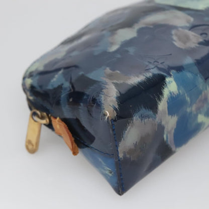 Louis Vuitton Cosmetic Pouch Monogram Vernis, BLUE, PATENT_LEATHER, Clutche & pouche