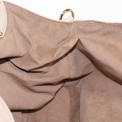 Louis Vuitton XL Hobo Mahina Leather, BEIGE, LEATHER, Tote bag