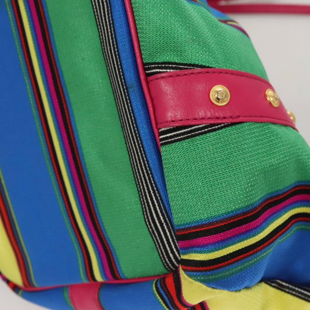 Versace Vintage Shoulder Bag Canvas, MULTICOLOUR, CANVAS, Shoulder bag