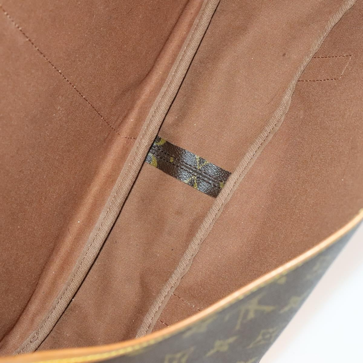 Louis Vuitton Saumur Handbag Monogram Canvas, BROWN, CANVAS, Shoulder bag