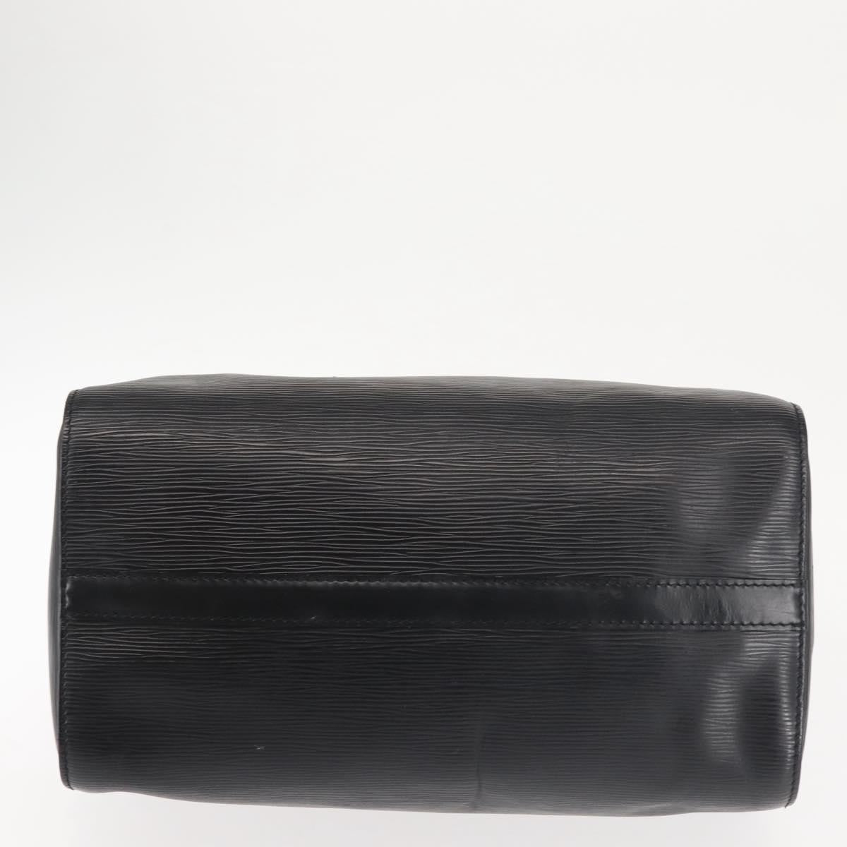 Louis Vuitton Speedy Handbag Epi Leather, BLACK, LEATHER, Handbag