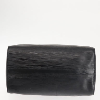 Louis Vuitton Speedy Handbag Epi Leather, BLACK, LEATHER, Handbag