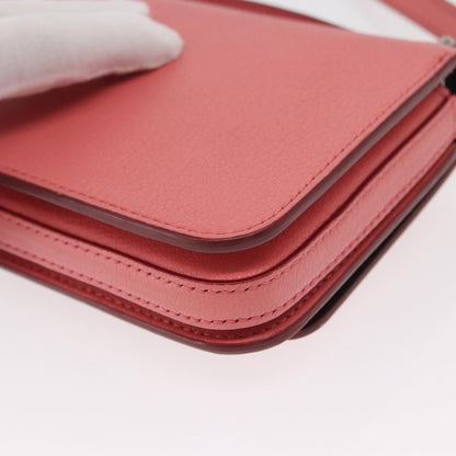 Burberry D-Ring Shoulder Bag Leather, PINK, LEATHER, Shoulder bag