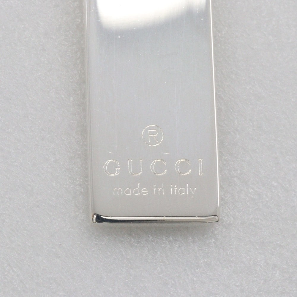 Gucci Logo Bar Double Ball Necklace Silver 925, SILVER, SILVER, Necklace