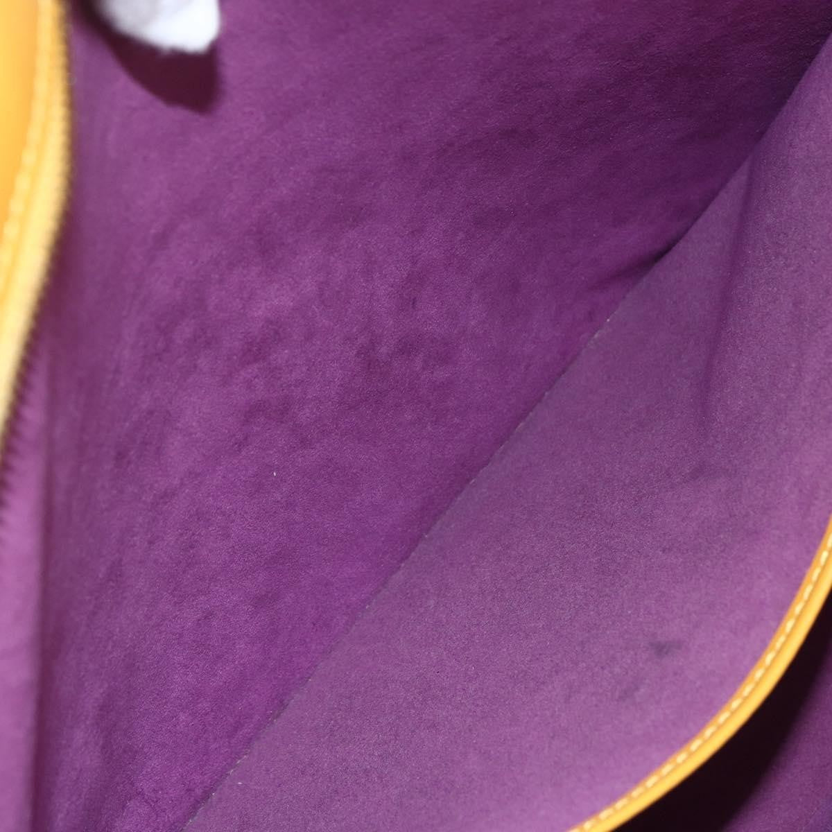 Louis Vuitton Lussac Handbag Epi Leather, YELLOW, LEATHER, Shoulder bag