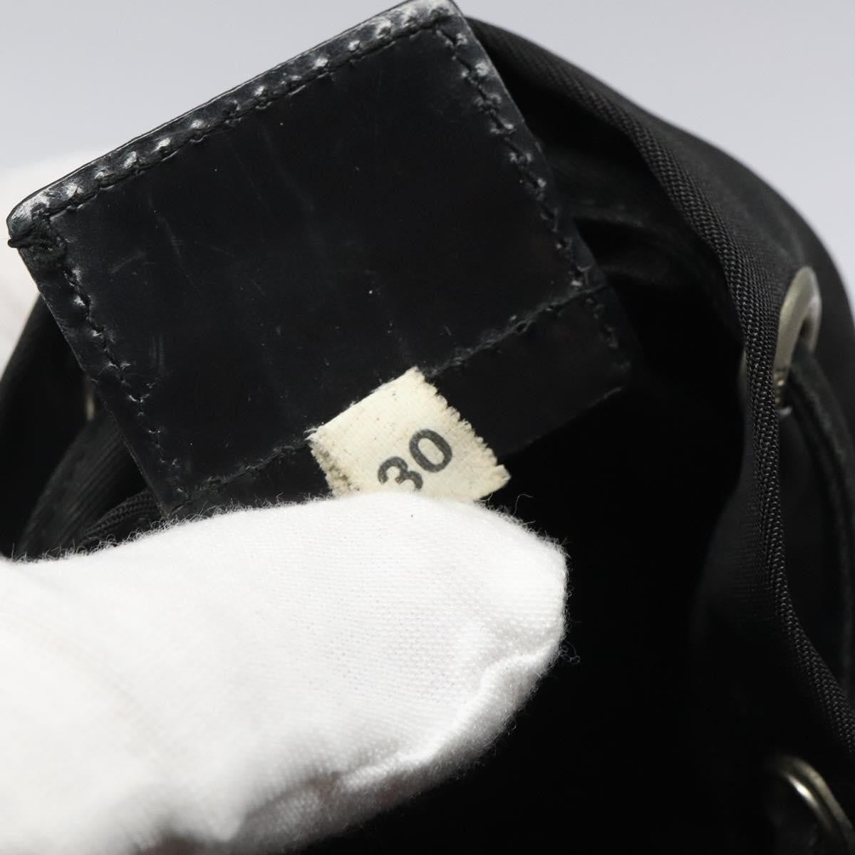 Prada Vela Drawstring Bucket Wristlet Pouch Tessuto, BLACK, NYLON, Clutche & pouche