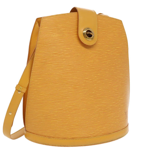 Louis Vuitton Cluny Shoulder Bag Epi Leather, Yellow, Leather, Shoulder Bag