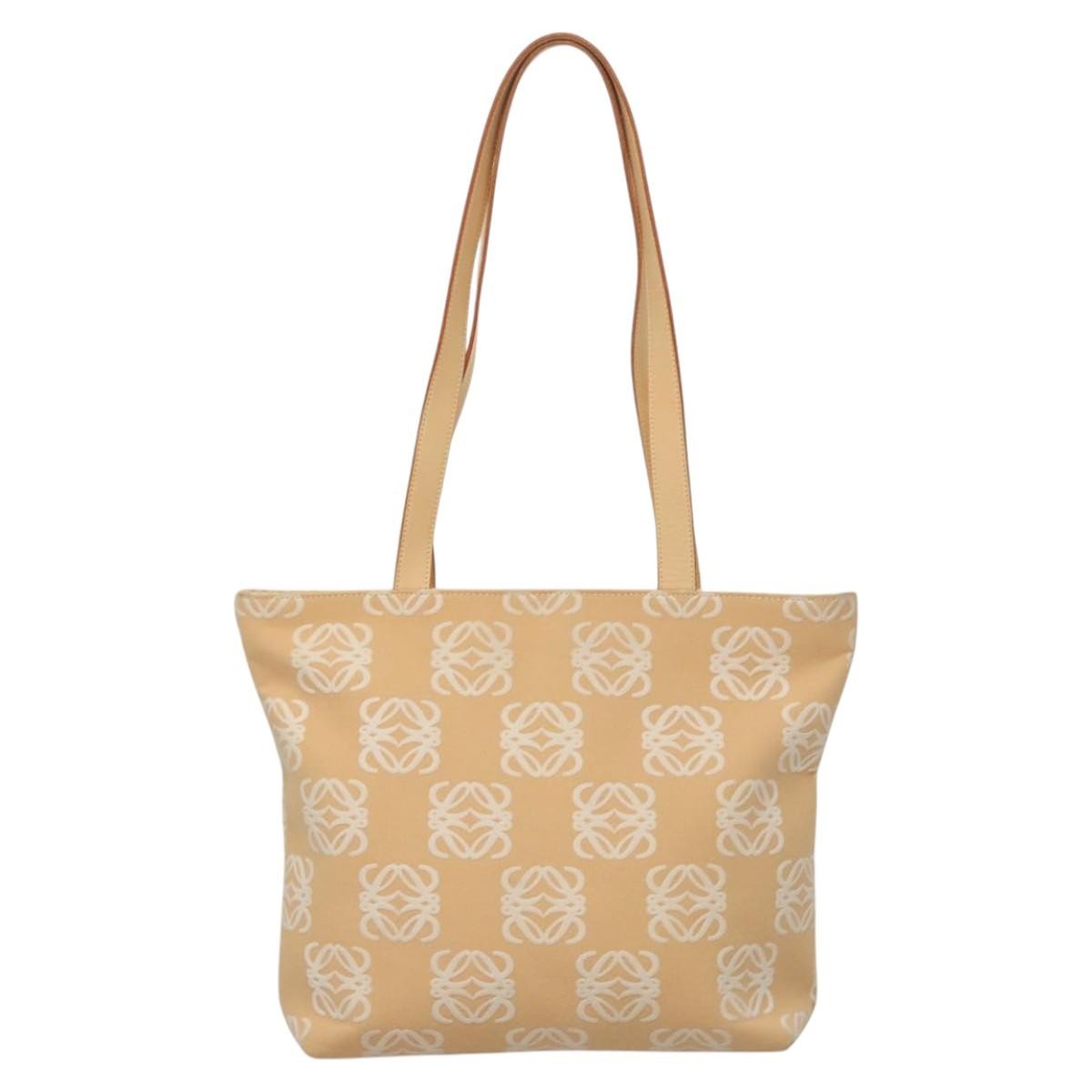 Loewe Anagram Tote Canvas, BEIGE, CANVAS, Tote bag