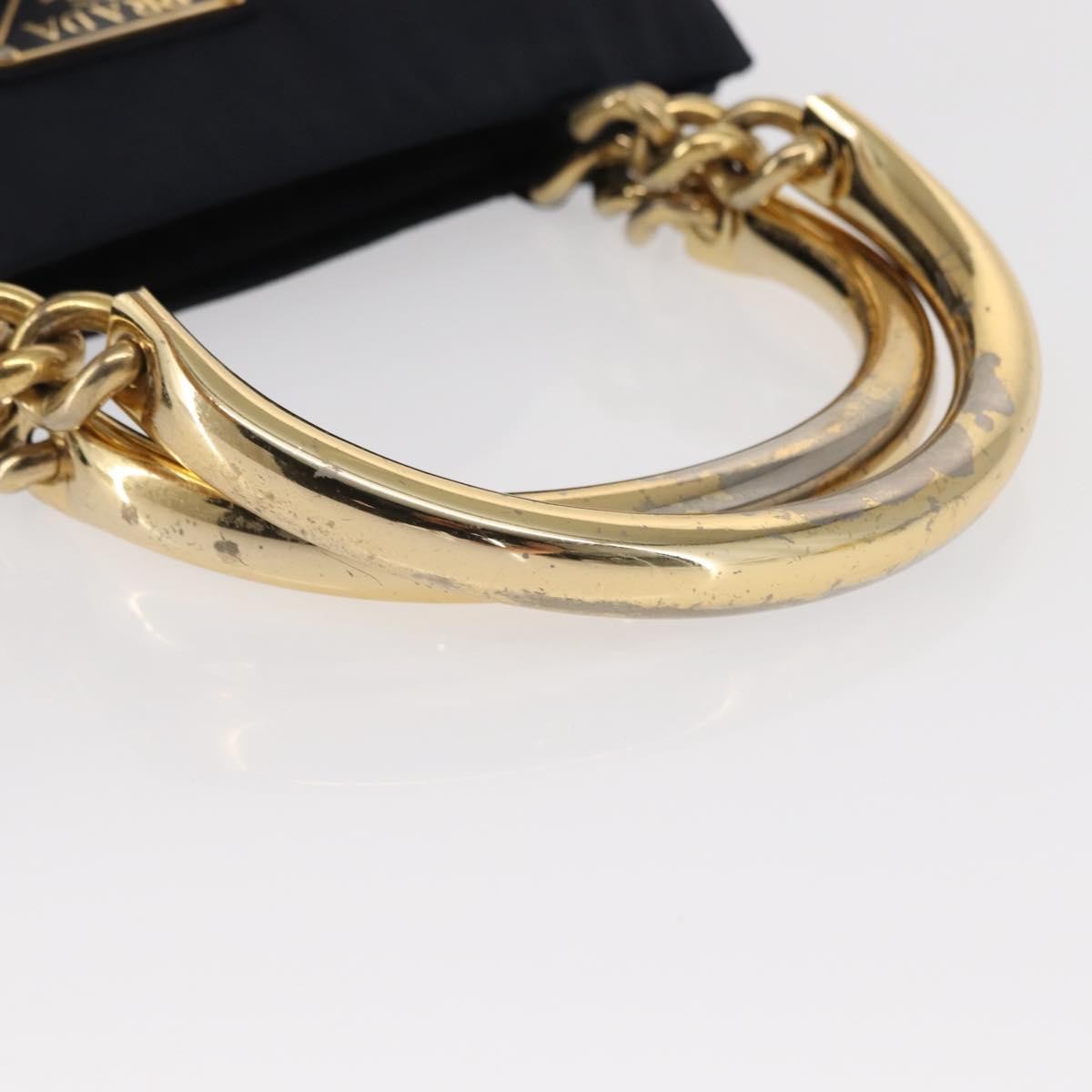 Prada Metal Handles Tote Tessuto, NAVY, NYLON, Tote bag