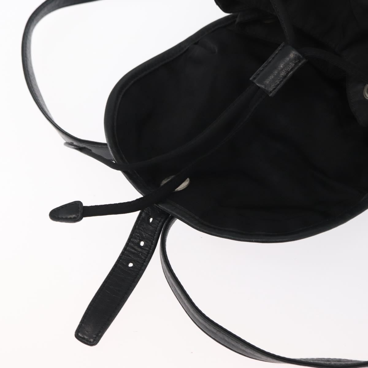 Prada Vela Double Front Pocket Backpack Tessuto with Saffiano Leather, BLACK, NYLON, Backpack