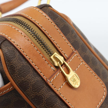 Celine Vintage Macadam Boston bag Canvas, Brown, Canvas, Handbag