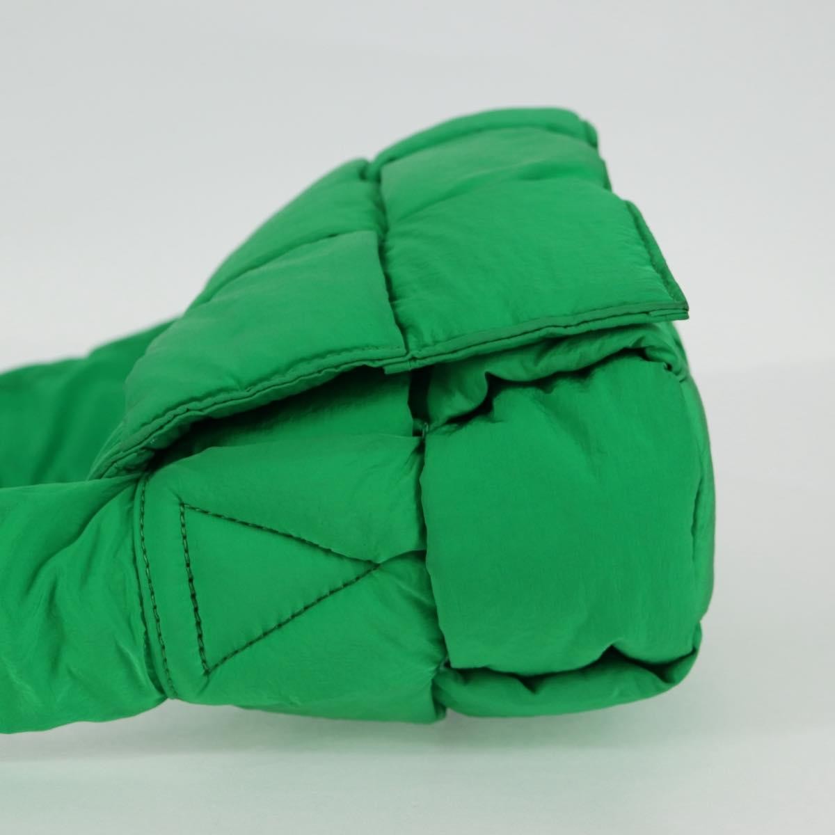 Bottega Veneta Padded Tech Cassette Crossbody Bag Intrecciato Nylon, GREEN, NYLON, Crossbody bag