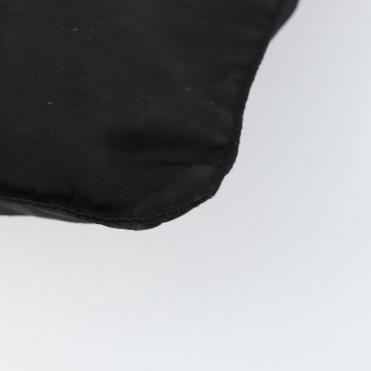 Prada Flat Messenger Bag Tessuto, BLACK, NYLON, Shoulder bag