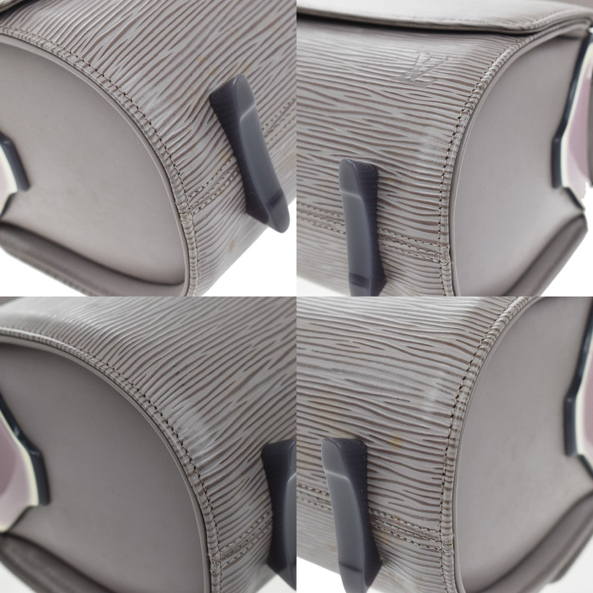 Louis Vuitton Nocturne Handbag Epi Leather, PURPLE, LEATHER, Shoulder bag