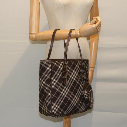 Burberry Nova Check Tote canvas check pattern, BROWN, CANVAS, Tote bag