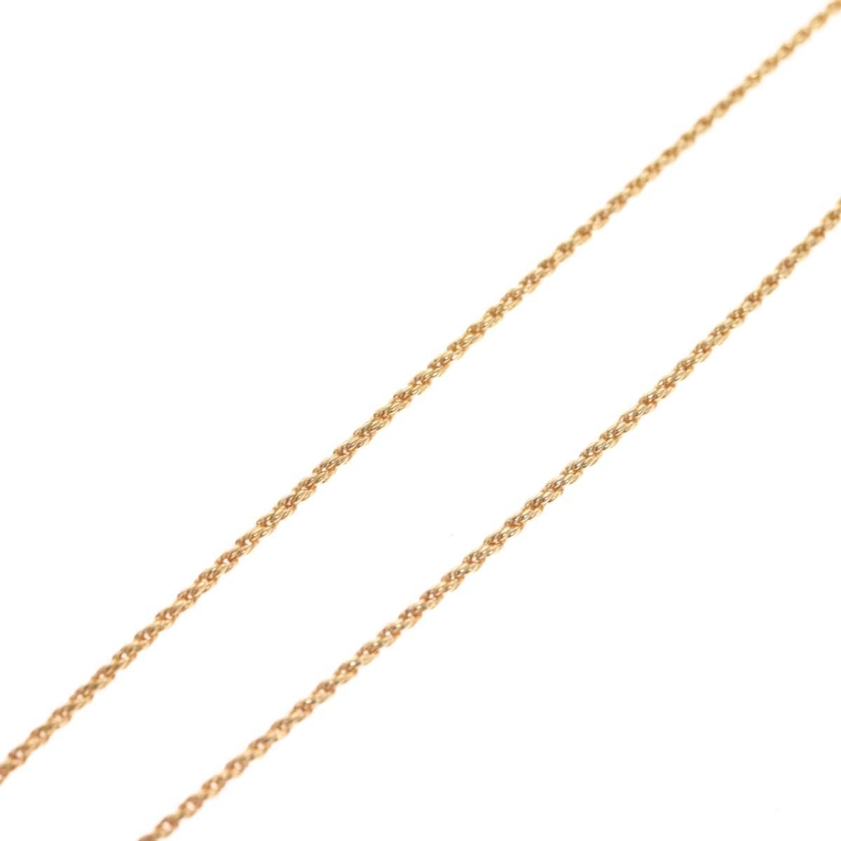 Christian Dior Vintage CD Round Pendant Necklace Metal, GOLD, METAL, Necklace