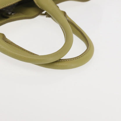 Prada Shopping Tote Vitello Daino, GREEN, LEATHER, Tote bag