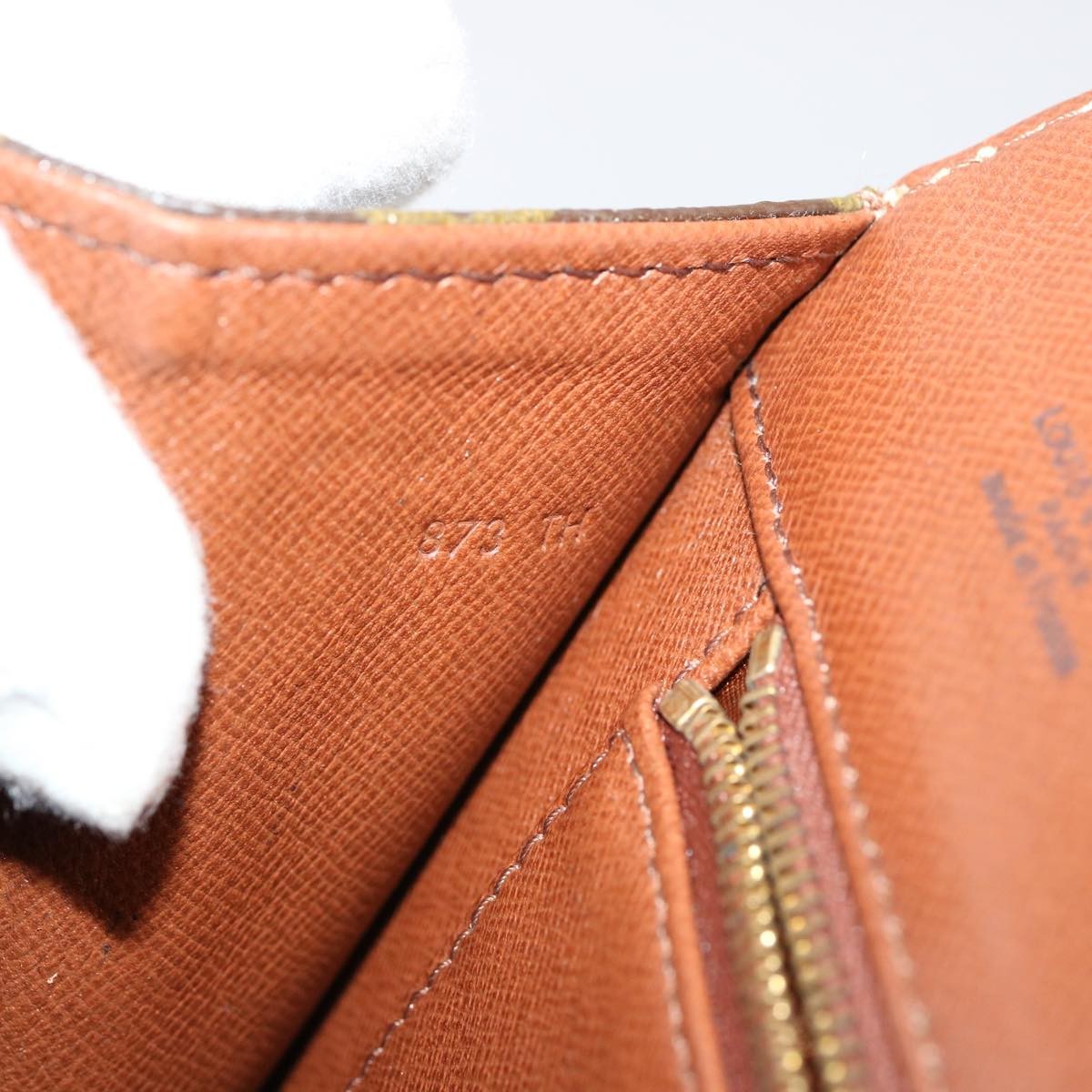 Louis Vuitton Dame Pochette Monogram Canvas, BROWN, CANVAS, Clutche & pouche