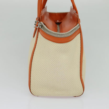 Salvatore Ferragamo Gancini Tote Canvas and Leather, BEIGE, CANVAS, Tote bag