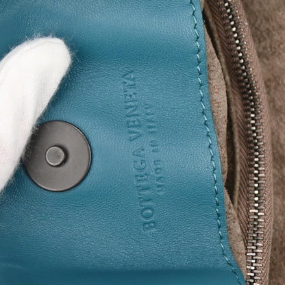 Bottega Veneta Open Shopping Tote Intrecciato Nappa, GREEN, LEATHER, Tote bag