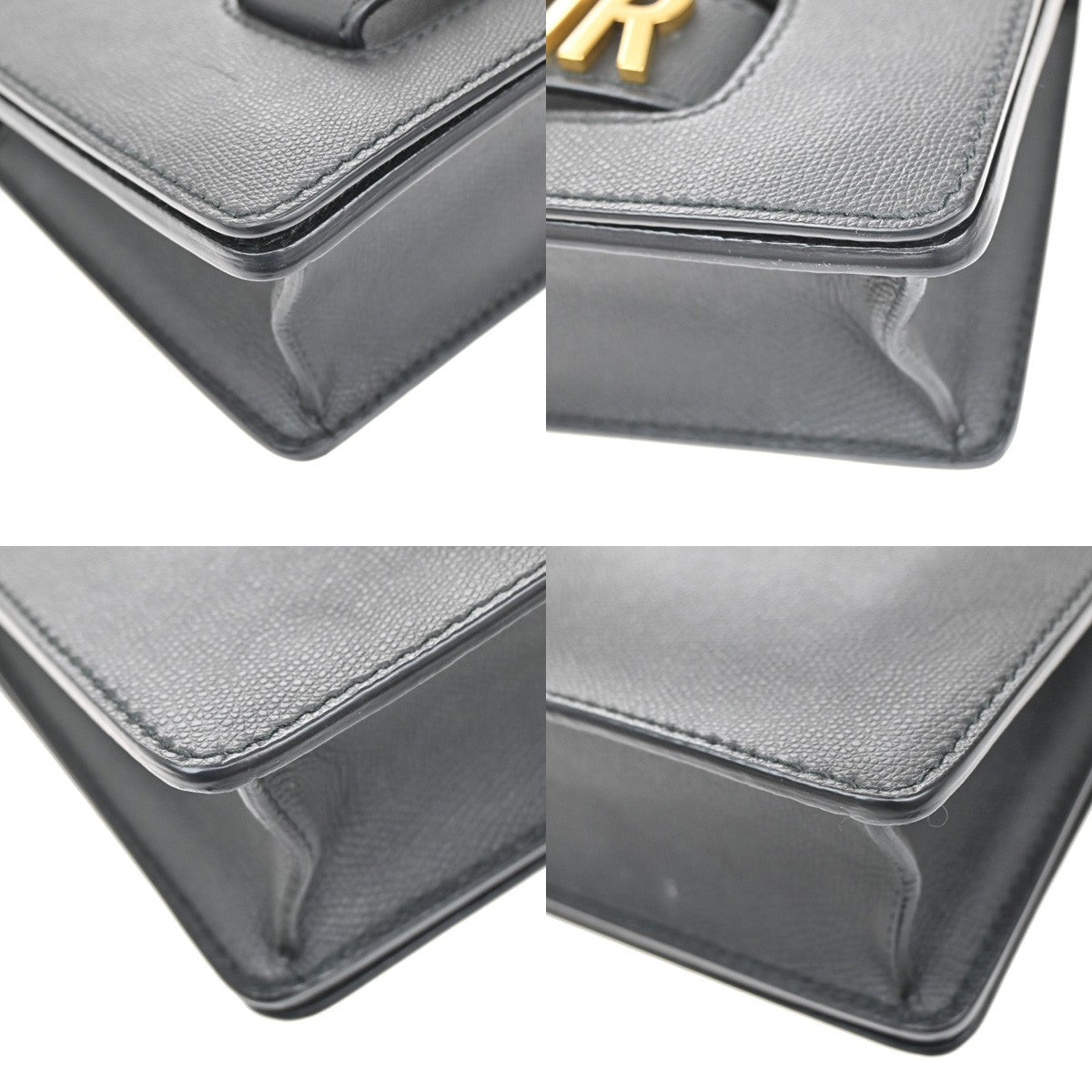Christian Dior J'Adior Flap Bag Leather, Black, Leather, Shoulder Bag