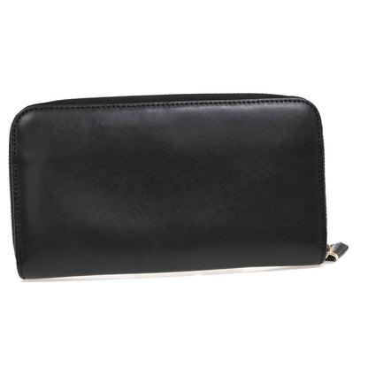 Fendi By The Way Zip Around Wallet Leather, BLACK, LEATHER, Wallets