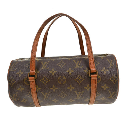 Louis Vuitton Papillon Handbag Monogram Canvas, Brown, Canvas, Handbag