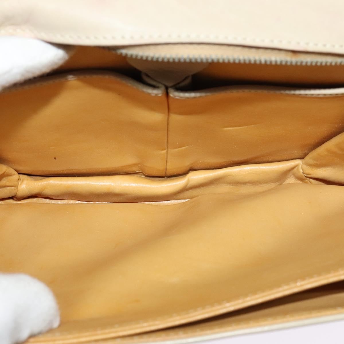 Celine Shoulder Bag Leather, BEIGE, LEATHER, Shoulder bag