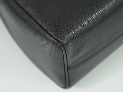 Celine Shoulder Bag Leather, BLACK, LEATHER, Shoulder bag